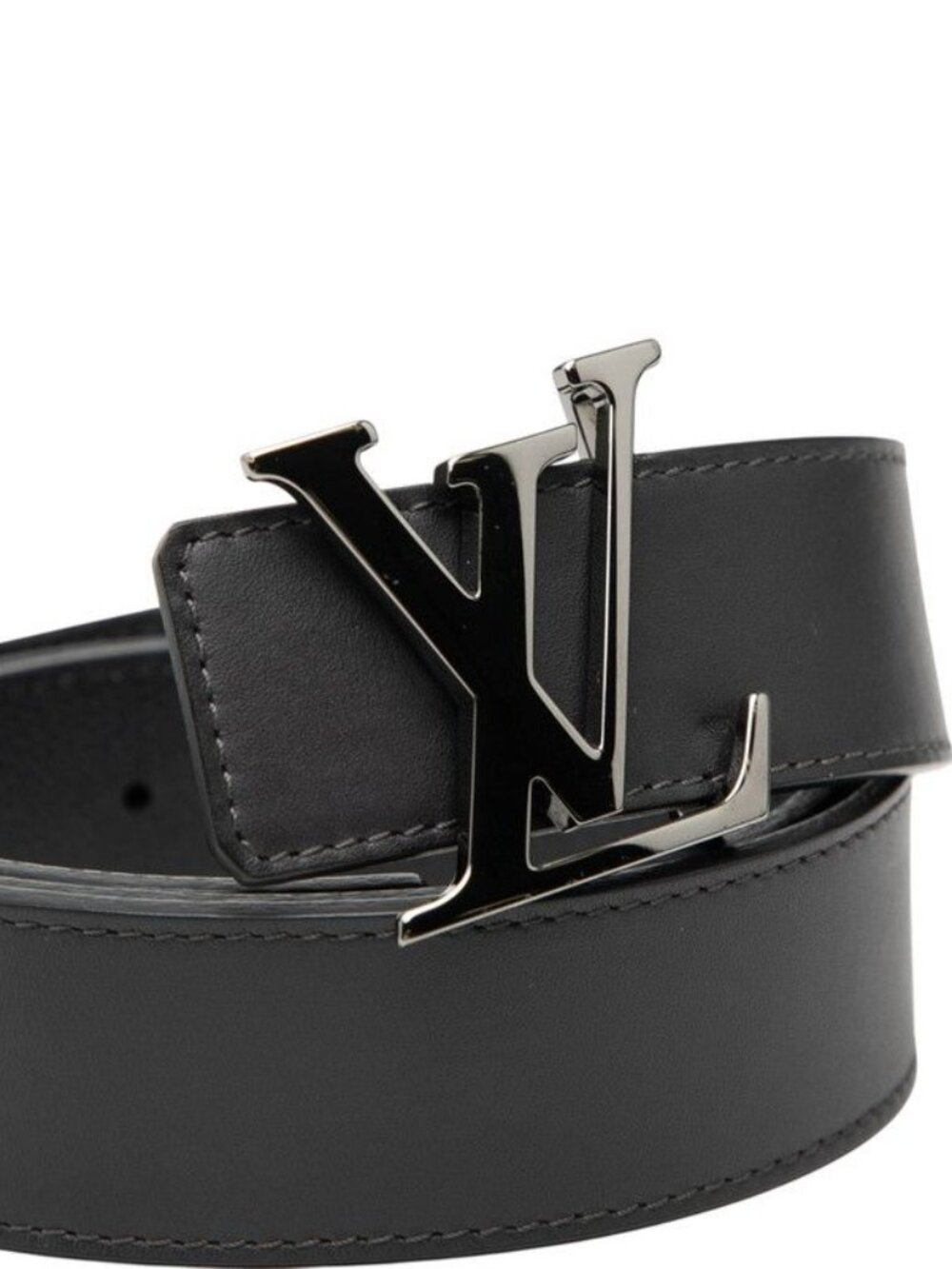 Louis Vuitton Ceinture LV Belt 90 36 Black Leather - Picture 4 of 7